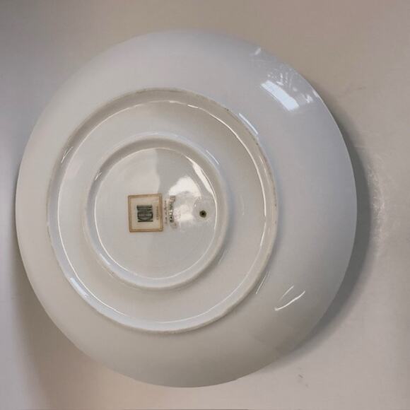 Kent Bali Hai China Gravy Boat/Attached Underplate Bamboo On Rim, Cream Rim VTG - Picture 11 of 16